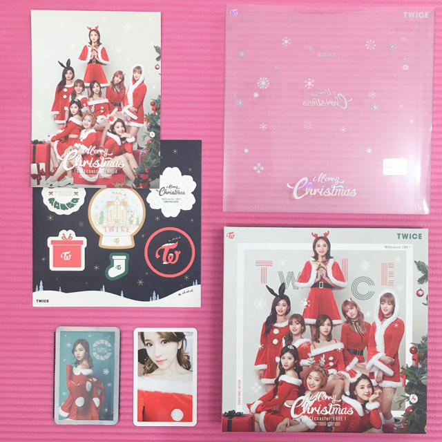 TWICE クリスマス エディション CD ミナ トレカ twice