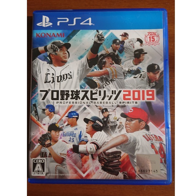 PlayStation4(プレイステーション4)のPS4 プロ野球スピリッツ2019 エンタメ/ホビーのゲームソフト/ゲーム機本体(家庭用ゲームソフト)の商品写真