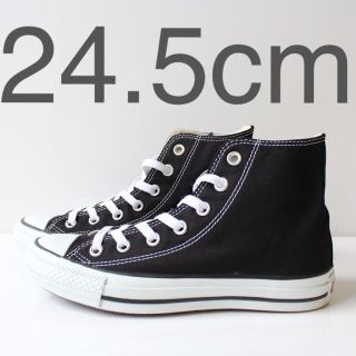 コンバース(CONVERSE)の新品　コンバース　オールスター　HI  BK ブラック　24.5cm(スニーカー)