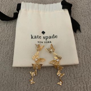 ケイトスペードニューヨーク(kate spade new york)のkate spade ケイトスペード  バタフライピアス　蝶(ピアス)