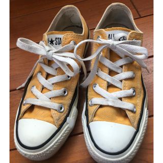 コンバース(CONVERSE)の☆あいまいみい様専用☆ コンバース　ローカット　イエロー　23cm(スニーカー)