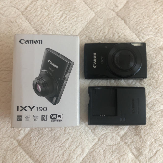 Canon(キヤノン)のcanon デジタルカメラ IXY190 ブラック  スマホ/家電/カメラのカメラ(コンパクトデジタルカメラ)の商品写真