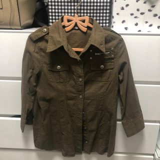 ザラ(ZARA)のミリタリーシャツジャケット(ミリタリージャケット)