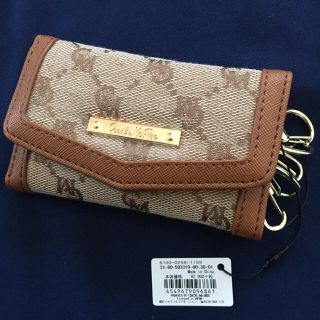 セシルマクビー(CECIL McBEE)の新品 セシルマクビー ジャガード キーケース ベージュ(キーケース)