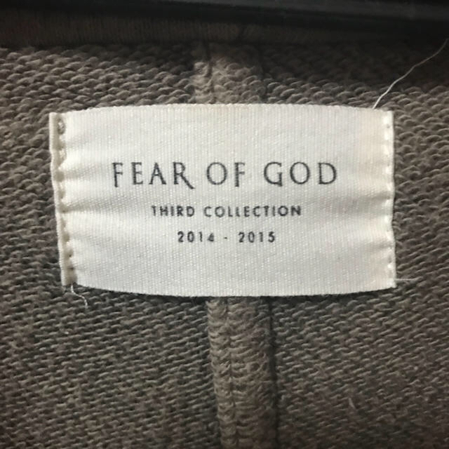 FEAR GOD - FEAR OF GOD 3rd エブリデイフーディー ゴッドグレーの通販 by 424｜フィアオブゴッドならラクマ OF ポイント5倍