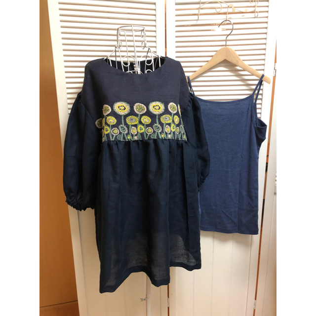 ミナペルホネン ハンドメイド チュニック 市販インナー付き elc.or.jp