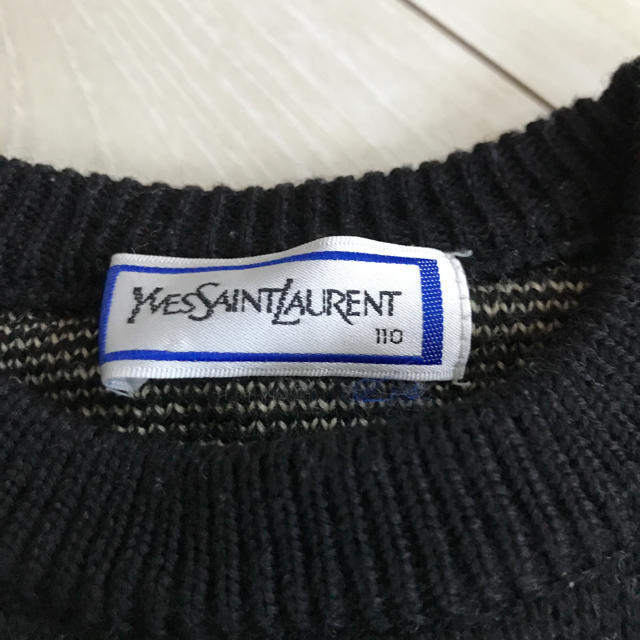 Saint Laurent(サンローラン)のイヴ・サンローラン　ニット セーター110 キッズ/ベビー/マタニティのキッズ服女の子用(90cm~)(ニット)の商品写真