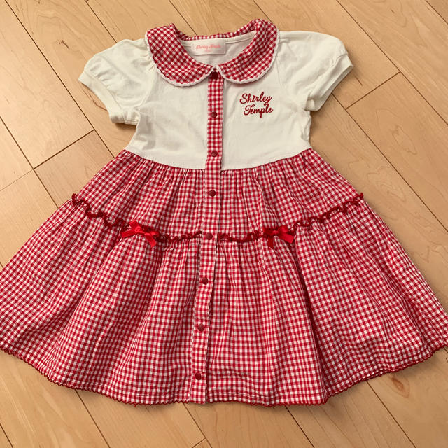 Shirley Temple(シャーリーテンプル)のシャーリーテンプル  ワンピース 100 キッズ/ベビー/マタニティのキッズ服女の子用(90cm~)(ワンピース)の商品写真