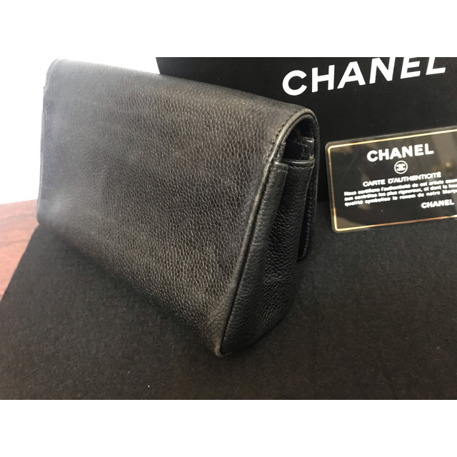 CHANEL ポーチ キャビアスキン