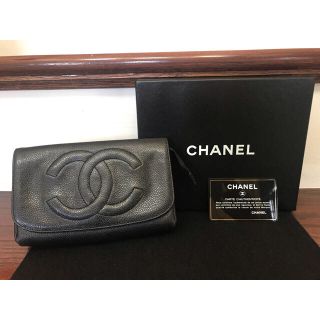 シャネル(CHANEL)のCHANEL ポーチ キャビアスキン(ポーチ)