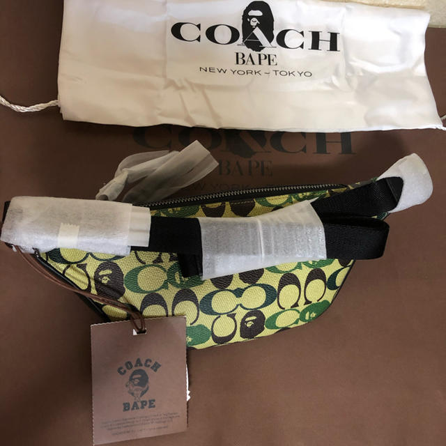 A BATHING APE - Bape × Coach,リビントンベルトバック。の通販 by omotenashi2019's shop| アベイシングエイプならラクマ A BATHING APE - Bape × Coach,リビントンベルトバック。の通販 by omotenashi2019's shop| アベイシングエイプならラクマ