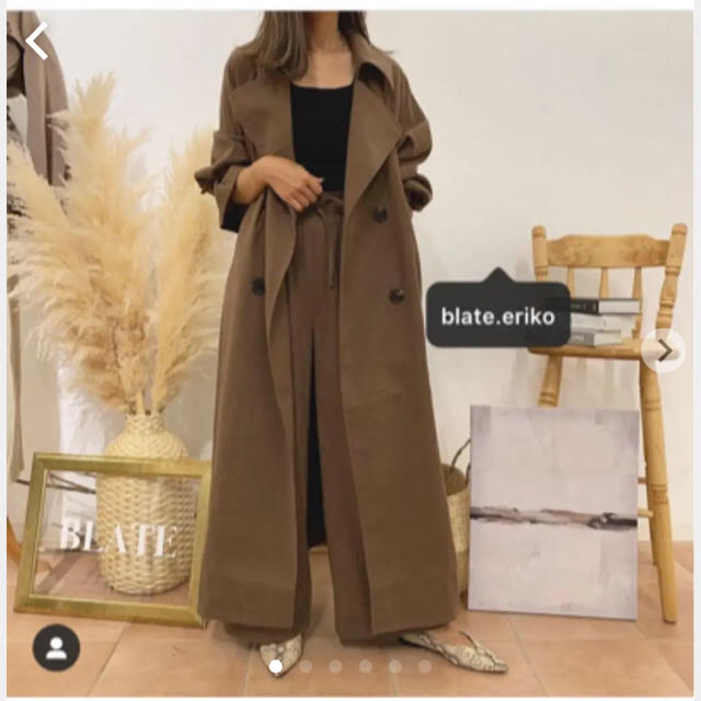 ZARA(ザラ)のblate フェイクスウェードオーバーロングトレンチコート レディースのジャケット/アウター(ロングコート)の商品写真