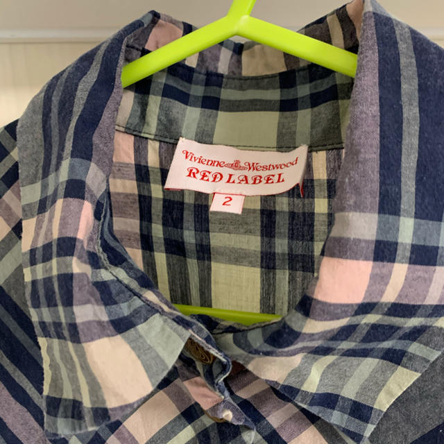 Vivienne Westwood(ヴィヴィアンウエストウッド)のVivienne Westwood チェックワンピース シャツワンピース レディースのワンピース(ひざ丈ワンピース)の商品写真