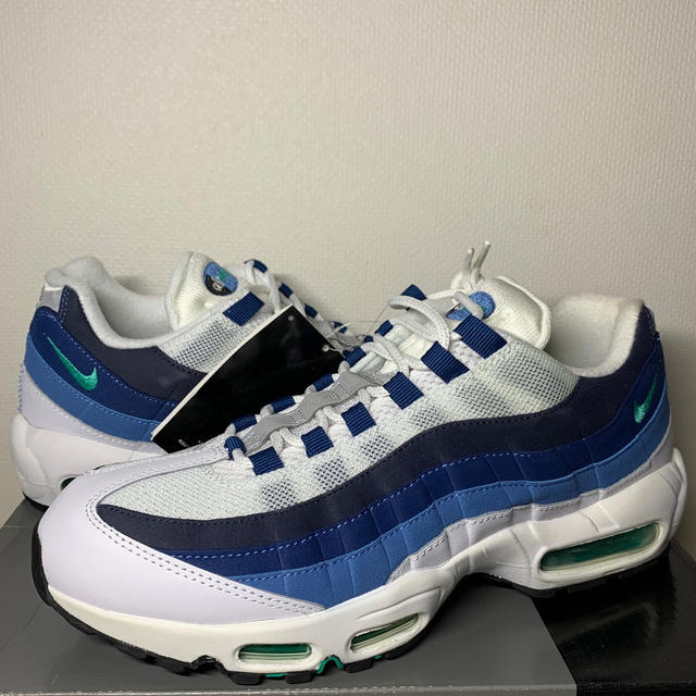 メンズair max95 OG  US10 ブルー 白 青 グラデーション