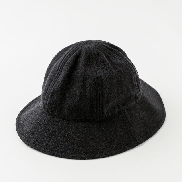 COMOLI(コモリ)のComoli 20ss Silk Nep Hat (Black) メンズの帽子(ハット)の商品写真