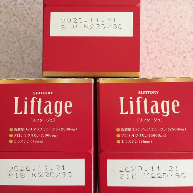 サントリー(サントリー)のLiftage サントリー リフタージュ  3箱セット 食品/飲料/酒の健康食品(コラーゲン)の商品写真