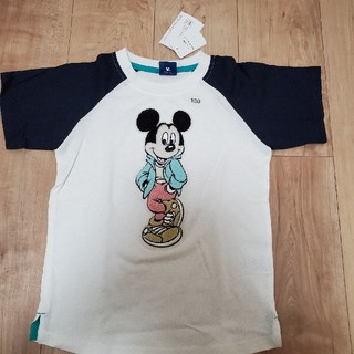 ディズニー(Disney)のミッキーマウス　Tシャツ　130(Tシャツ/カットソー)
