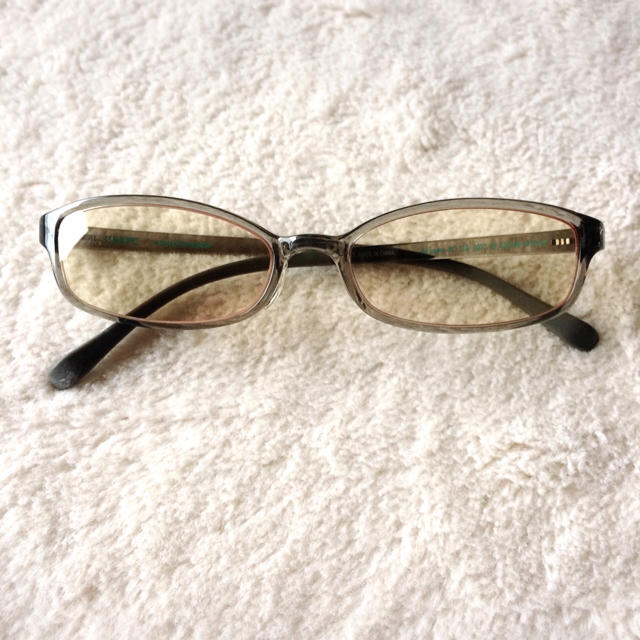 JINS(ジンズ)のjins pc ジンズ PC用メガネ ブルーライトカット メガネケース付き メンズのファッション小物(サングラス/メガネ)の商品写真