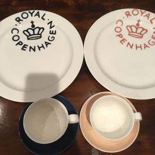 ロイヤルコペンハーゲン(ROYAL COPENHAGEN)のロイヤルコペンハーゲン　シグネチャー　プレート、カップ&ソーサーセット(食器)