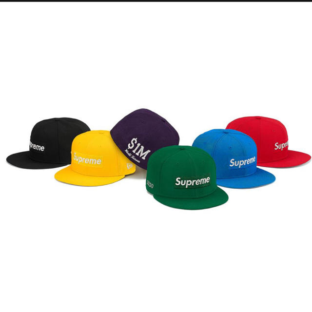 Supreme(シュプリーム)のsupreme $1M Box Logo New Era cap メンズの帽子(キャップ)の商品写真