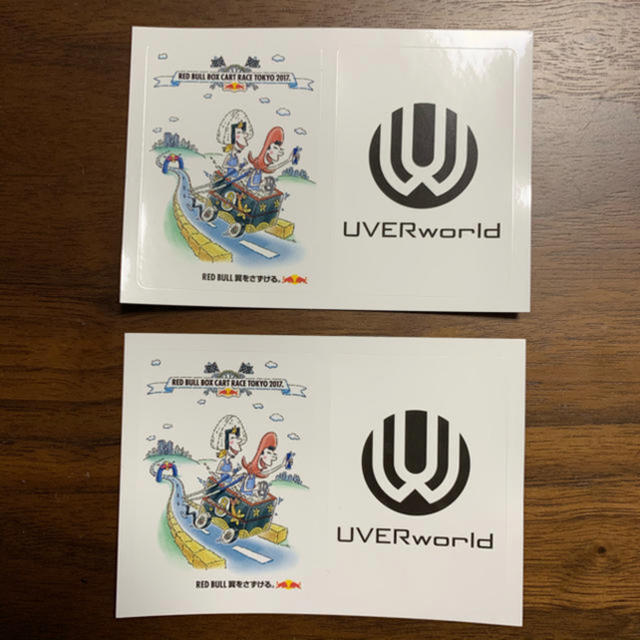 UVERworld レッドブル ステッカー エンタメ/ホビーのタレントグッズ(ミュージシャン)の商品写真