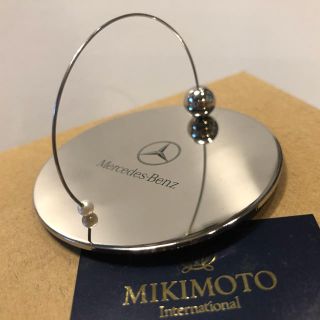 ミキモト(MIKIMOTO)のMIKIMOTO×Mercedes パールつき純正カードホルダー(ノベルティグッズ)