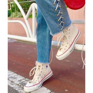 コンバース(CONVERSE)の美品■コンバース CANVAS ALLSTAR J HI:オールスターハイカット(スニーカー)