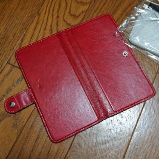 SANWA SUPPLY 携帯スマホケース(赤)全機種用(Androidケース)