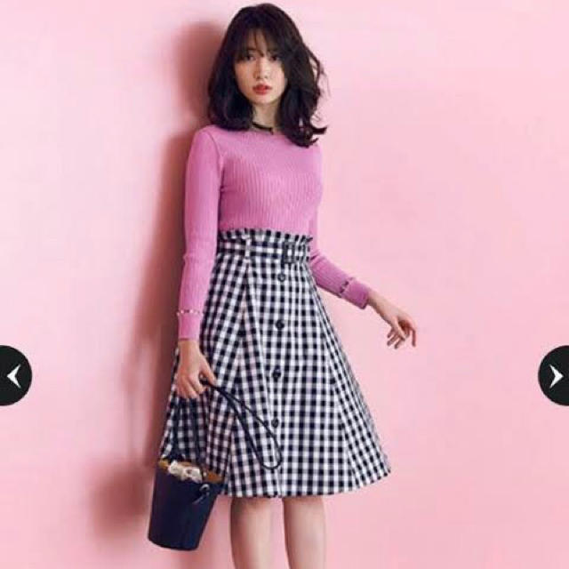 Rirandture(リランドチュール)の♡リラ♡ギンガムチェックスカート レディースのスカート(ひざ丈スカート)の商品写真