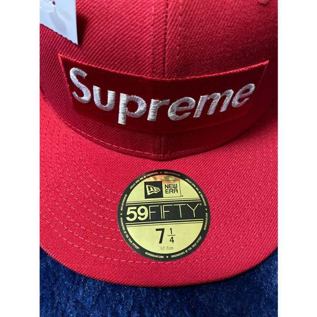 Supreme - Supreme Metallic Box Logo New Era 7 1/4の通販 by ぽん's