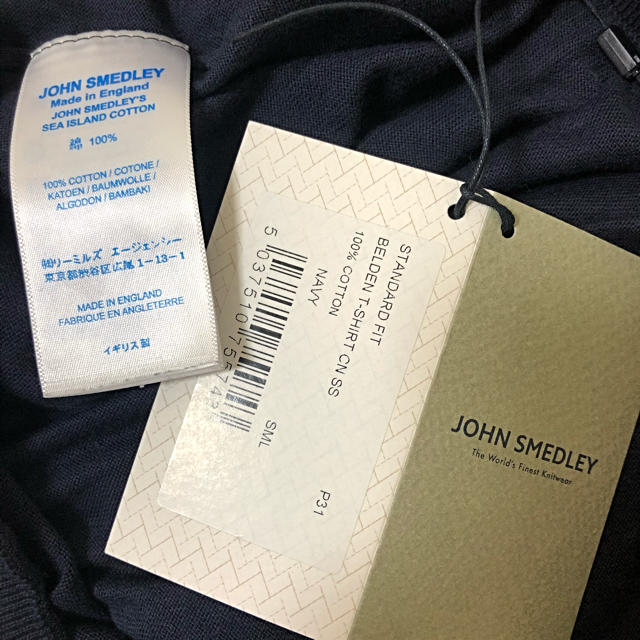 JOHN SMEDLEY(ジョンスメドレー)の難あり＊ JOHN SMEDLEY Belden   サイズS  ニットTシャツ メンズのトップス(Tシャツ/カットソー(半袖/袖なし))の商品写真