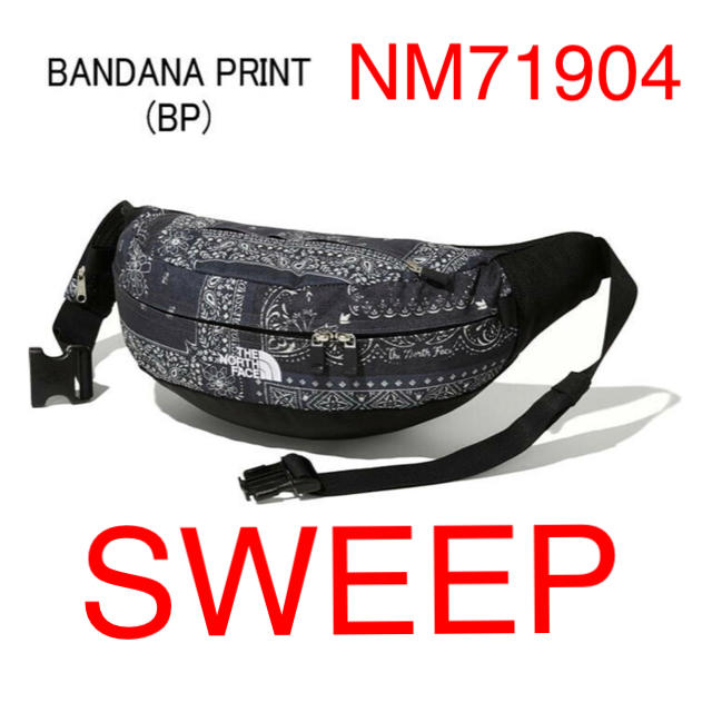 THE NORTH FACE(ザノースフェイス)の20SS新作 バンダナ柄 ノースフェイス Sweep スウィープ NM71904 メンズのバッグ(ボディーバッグ)の商品写真