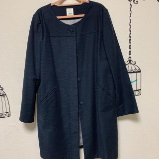 【春服新品タグ付】春コート ノーリーズNOLLYSのノーカラーコート