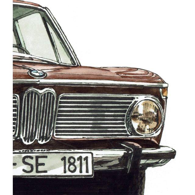 GC-261 BMW 2002 限定版画 直筆サイン 額装●作家 平右ヱ門 3
