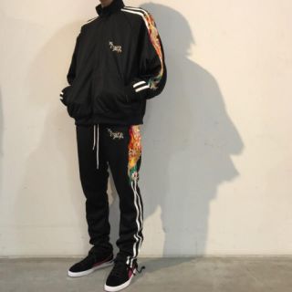 バレンシアガ(Balenciaga)のdoublet CHAOS EMBROIDERY  track setup(ジャージ)