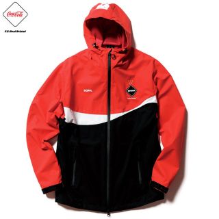 エフシーアールビー(F.C.R.B.)のFCRB COCA-COLA WARM UP JACKET  サイズM(ナイロンジャケット)