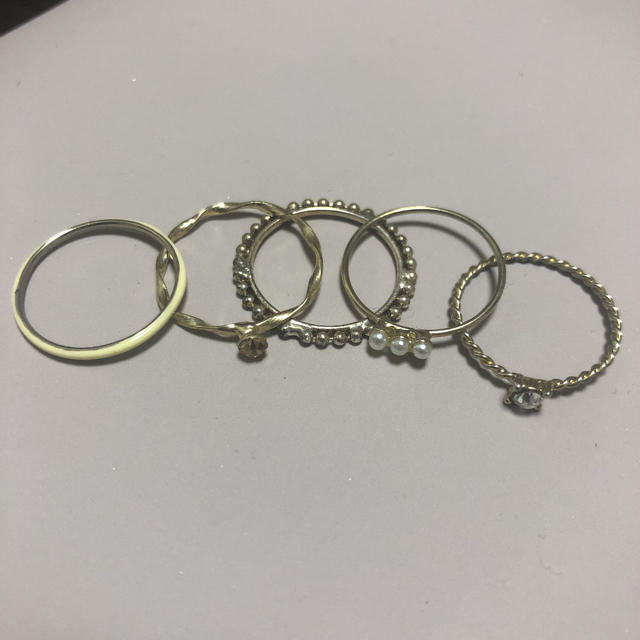 ハンプティダンプティ リング5本セット 13号 レディースのアクセサリー(リング(指輪))の商品写真