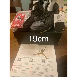 ナイキ(NIKE)のNIKE off-white air jordan 5 RETRO 19cm(スニーカー)