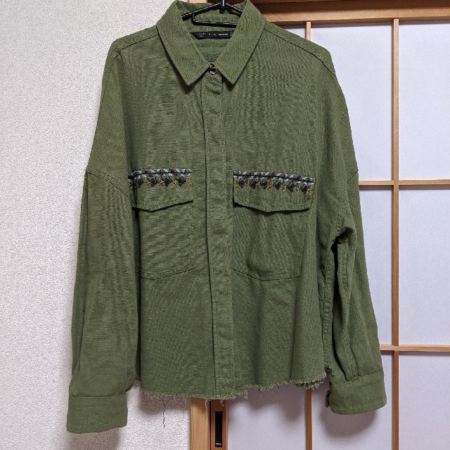 ZARA(ザラ)のZARA シャツジャケット レディースのトップス(シャツ/ブラウス(長袖/七分))の商品写真