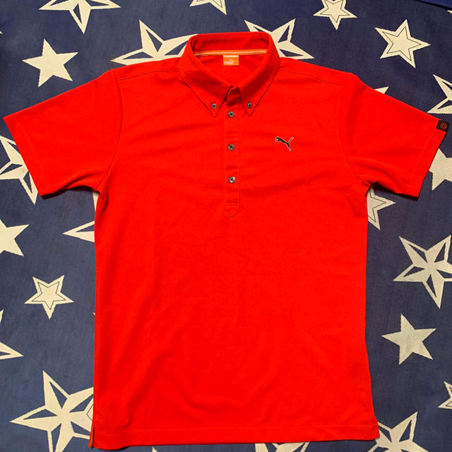 PUMA(プーマ)のプーマ　ゴルフ　半袖ポロシャツ（RED） スポーツ/アウトドアのゴルフ(ウエア)の商品写真