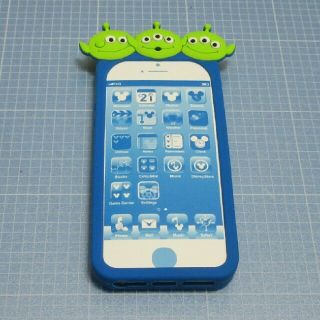 ディズニー(Disney)のiPhone5/5s専用カバー「トイストーリー」エイリアン(その他)