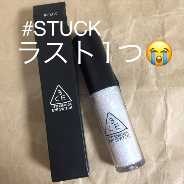 3ce(スリーシーイー)の[set分] アイスイッチ#STUCK+トムとジェリーアイシャドウ#BR433 コスメ/美容のベースメイク/化粧品(アイライナー)の商品写真