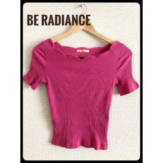 ビーラディエンス(BE RADIANCE)のTシャツ　カットソー　BE  RADIANCE ビーラディエンス　リブニット(Tシャツ(半袖/袖なし))