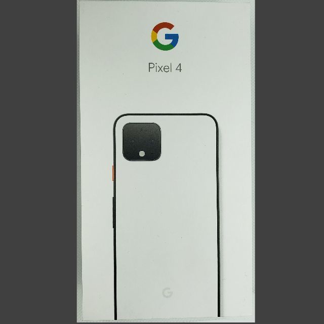 【新品未使用】Pixel4 64GB 白【判定〇】【SIMロック解除済】