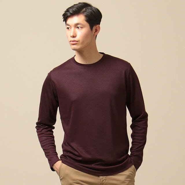 UNITED ARROWS(ユナイテッドアローズ)の新品タグ付⭐️23区HOMME ネイビー　長袖カットソー　ロンT メンズのトップス(Tシャツ/カットソー(七分/長袖))の商品写真