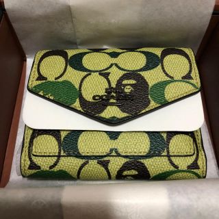 BAPE X COACH FLAP WALLET