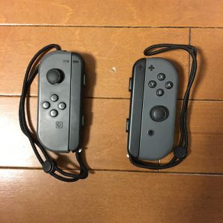 ニンテンドースイッチ(Nintendo Switch)のNintendo Switch ジョイコン グレー 左右セット メンテナンス済 (その他)