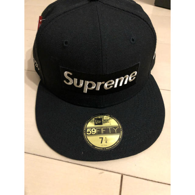 supreme $1m metallic box logo new era