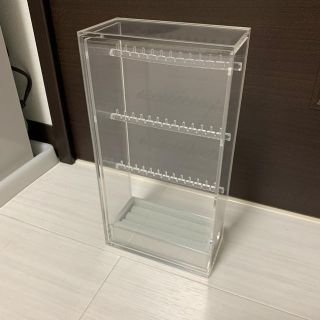 ムジルシリョウヒン(MUJI (無印良品))の無印良品　アクリルネックレス・ピアススタンド　リングケース付き(ケース/ボックス)