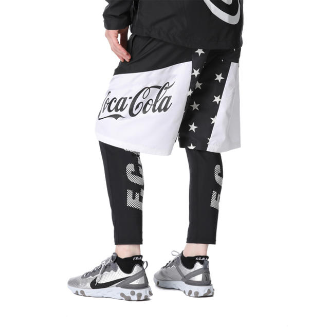 S 新品 FCRB COCA-COLA MULTI PATTERN SHORTS